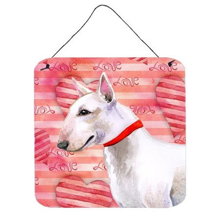 MICASA Bull Terrier Love Wall or Door Hanging Prints MI234423